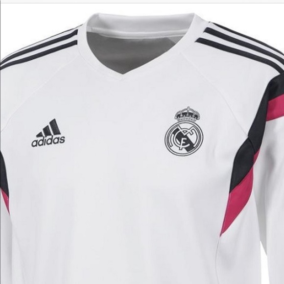 adidas Girls L Real Madrid CF Soccer Training Top - Picture 5 of 14